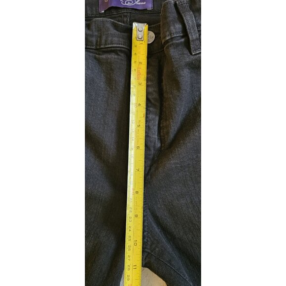 NYDJ Not Your Daughters Jeans Womens 6 Black Straight Denim 28 x 31 - Picture 11 of 14